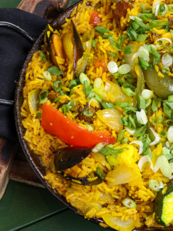 Alegria Cocina Latina - PAELLA VALENCIANA