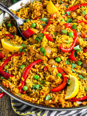 Alegria Cocina Latina - PAELLA VEGETARIANA
